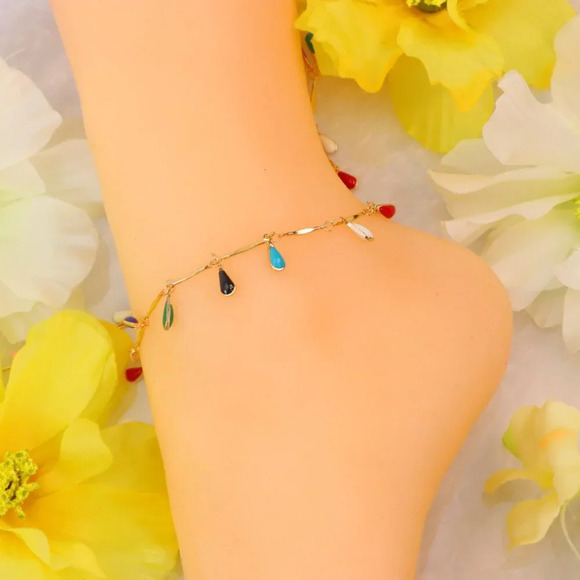 Minimalist Anklet, Sleek & Modern Design, Women’s Fashion, YC110130-A - Picture 8 of 10